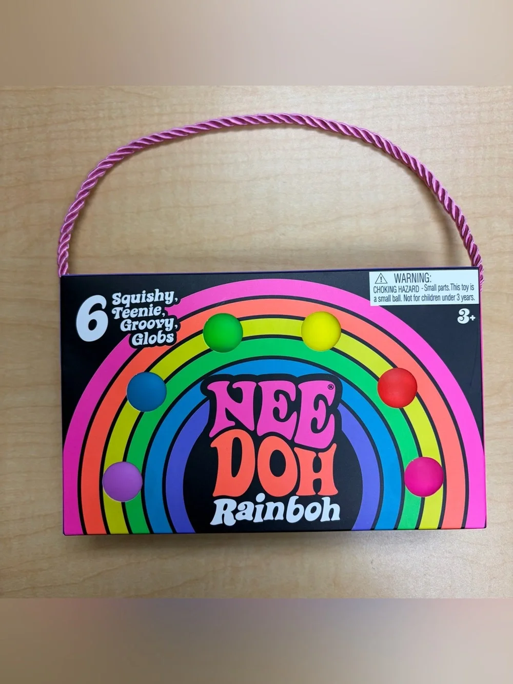 NeeDoh Rainboh, Teenie, Groovy, Globs New Authentic Schylling New